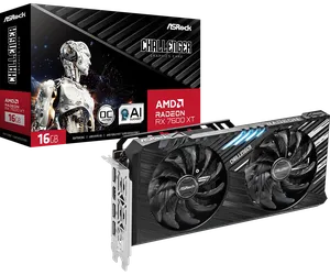 ASRock AMD Radeon RX 7600 XT Challenger 16GB OC